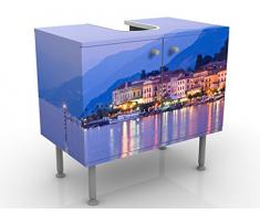 Mobile per lavabo design Bellagio At The Lake Como 60x55x35cm, basso, Larghezza: 60cm, regolabile, mobiletto da lavandino, lavandino, mobiletto da lavabo, lavabo, mobiletto, bagno, bagnetto, mobile da bagno