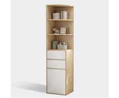 Armadio ad Angolo Armadio angolare da pavimento a soffitto angolo mobile triangolare mobile angolo da letto for la camera da letto mobile laterale Adatto Per Posizionare Ingressi,Natural,150x30x30cm
