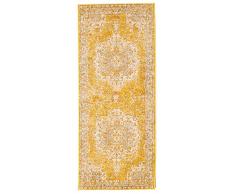 RugVista, Nadia, Tappeto, Pelo Corto, 80 x 200 cm, Passatoia, Moderno, Oeko-Tex Standard 100, Polypropylene, Corridoio, Camera Da Letto, Cucina, Soggiorno, Giallo, Multicolore