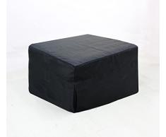 arredo POUF LETTO RECLINABILE A LETTO (POUF LETTO NERO)