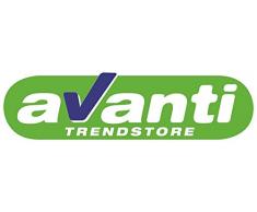 AVANTI TRENDSTORE - Pepe - Comodino con cassetto e scompartimento aperto, disponibile in diversi colori, dimensioni LAP: 39x41x28 cm (Beige-bianco)
