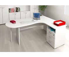 Ideapiu MOBILE NOCE CON ANTE CON SERRATURA, MIS. 80X33X1200H, ARMADIO CON 2 RIPIANI