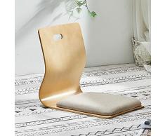 YLCJ Tatami Sedia da Pavimento Sedia da Letto Dormitorio Giapponese Sedia Senza Gambe Sedia da Terra-J
