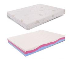 miasuite i sogni italiani Materasso Matrimoniale MULTIONDA MEMORYFOAM Misura 160X200 Altezza 22 cm. SFODERABILE Ortopedico Modello Lupin III