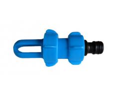 AQWater4all Blue Magic - Adattatore per riempire e svuotare materasso ad acqua, con attacco compatibile Gardena