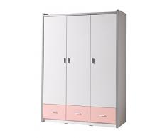 Vipack bonkl2315 Bonny Armadio 3 Ante Rosa Pannelli di Particelle 140, 5 x 60 x 202 cm