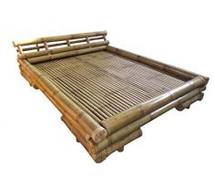 fantasie d oriente Letto in Bambu Matrimoniale CM 240X185X70 H Letto in Bamboo Canna Grossa Rattan VIMNI Tutta la Descrizione a Fondo Pagina