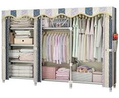 ALYR Armadio Tessuto Armadio, Portatile Armadio di Stoffa Cabina Armadio Richiudibile Armadio piegevole Guardaroba Pieghevoli,2