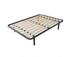 SomnusSana Rete Ortopedica a Tavole per Materasso Francese Misura 140x200 h40