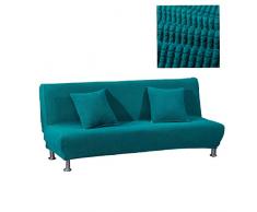 WINS Copridivano Senza Braccioli 3 posti 2 posti Copridivano Clic Clac Elasticizzata Fodera Futon Divano Letto Pieghevole Fodera per Divano Senza braccioli Antiscivolo