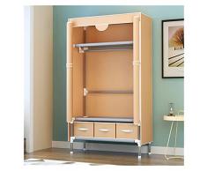 Armadio portatile Fabbrica non tessuti Armadio in tessuto armadio portatile pieghevole a prova di polverizzazione impermeabile armadio da camera da letto Guardaroba Portatile ( Color : 1 90x45x170cm )