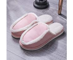 wefwef Pantofole da Donna al Coperto Scarpe Luxury Fashion Home per Scarpe da Letto da Letto da Donna Non Slip da Letto Soft con Pelliccia Light Weight Slippers Warm Polar Home Scarpe di Cotone,43