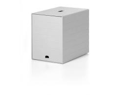 Durable 1712001050 Idealbox Plus Cassettiera da Scrivania con 7 Cassetti con Frontalini Aperti, Sportellino Frontale, Confezione da 1 Pezzo, Grigio