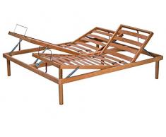 Vivere Zen - Letto reclinabile a doghe LF4 (faggio) Rete a doghe 120x200