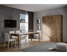 Compribene.it Risparmia con un click Letto Matrimoniale Tokyo Verticale a Scomparsa Noce