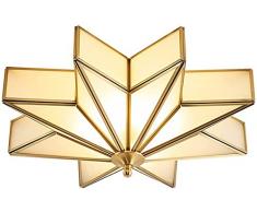 POUBREWD Apparecchi for soffitto a Flusso Foglia in Acero, Guardaroba, Camera da Letto, Soggiorno