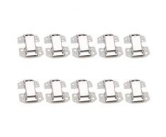 Cerniere per porte dellarmadio, cerniere per porte a forma di ponte senza fori, per ante dellarmadio da cucina Forniture per(Thickened 4 inch marble hinge)