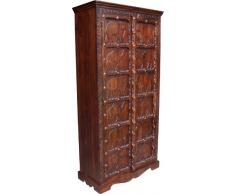Guru-Shop Cabinet Coloniale, R290 Armadio, Legno, 180x90x40 cm, Armadi Armadi