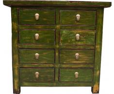 Guru-Shop Dresser, Cassettiera Cinese H027 Stile Coloniale, 91x98x41 cm, Armadietti
