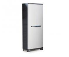 Keter Armadio Portascope Linear, 3 Ripiani Regolabili, Grigio/Nero, 68x39x173 H Cm