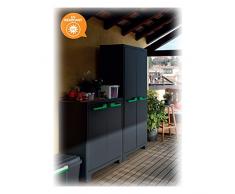 Keter Moby Alto XL - Armadio Impermeabile Cert. Ipx3-80X44X182H Antracite