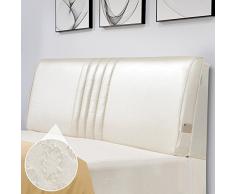 TLMYDD Cuscino da Comodino in Pelle Tatami Cuscino Morbido Cuscino Fiore Cuscino Grande Schienale Cuscino (Color : 2#, Size : 200x10x60cm)