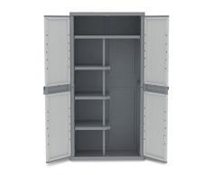 Terry Jumbo 3900 UW Armadio Alto in Plastica XL Portascope, Grigio, 89.7 x 53.7 x 180 cm