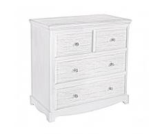 Vintage Line Cassettiera Blanc 4C Bianco