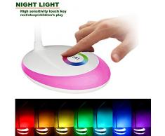 HEIMDALL LED lampada lampada da tavolo per la protezione degli occhi scrivania lampada luce regolabile multi colore chiaro di notte tocco tavolo luci di notte per la lettura
