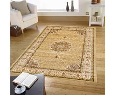 WEBTAPPETI Tappeto Disegno Orientale Persiano - Tappeto Classico Economico Salon 712-BEIGE 70X300