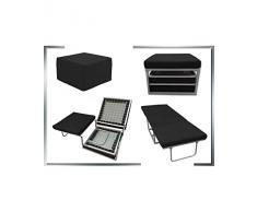 arredo POUF LETTO (POUF NERO ELEGANT)