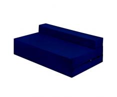 Zaffiro Navy Matrimoniale Z Letto Pieghevole Sedia Ospite Letto Matrimoniale Futon Divano per Adulti e Bambini Materasso Pieghevole