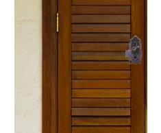 DOITOOL 4PCS Cabinet Lock Lock Armadio antico Serratura per mobili decorativi con chiave e viti