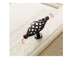 SXHRR Maniglie per mobili Maniglie dellarmadietto Antico Antico Antico scavando Le Maniglie di Uccelli di Uccelli del cassettone delle Maniglie del cassetto dellArmadio della Porta dellArmadio