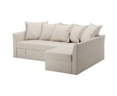 Ikea HOLMSUND divano letto angolare, Nordvalla beige
