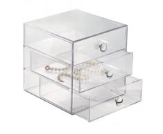 InterDesign Cassettiera Trasparente