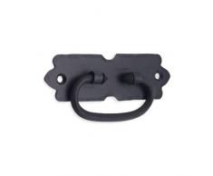 Armadio Piastra Posteriore Anello Tirare Cassetto Maniglia Forgia Mano In Ferro Battuto Cassettiera Cassettiera Antico Coperta Box Tronco Porta Cucina Armadio Nero Metallo