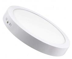Plafoniera LED da Soffitto 25W Bianco Freddo 6000k-6500k Circolare Superficie Pannello LED illuminazione per soggiorno, sala da pranzo, camera da letto, ufficio ONSSI LED