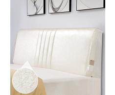 FLy Cuscino da Comodino in Pelle Tatami Cuscino Morbido Cuscino Fiore Cuscino Grande Schienale Cuscini da Comodino (Colore : 3#, Dimensioni : 150x10x60cm)
