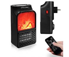 Stufa presa elettrica elettrica a basso consumo per bagno, camera da letto, ufficio, mini riscaldatore elettrico da scrivania ad aria calda, 1000 W.