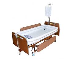 YXZCY Vasca da Bagno Gonfiabile, Kit Doccia da Comodino, Pompa Ad Aria Elettrica per Adulti, Vasca da Bagno in PVC con Sacca dAcqua, Aiuto per Il Bagno nel Letto per Disabili, Anziani