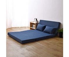 Pieghevole Materasso Letto Futon, Tatami 15centimetro Spesso Fodera Lavabile Risparmiare Spazio Schiuma Materasso Adatto Per Ospiti Divano Letto Piccolo Appartamento-G-190x120cm