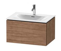 Duravit L-Cube Vanity unità Vanity a Parete LC6136, 720x481 mm, 1 cassettone, per Viu 234473, colorazione: Ciliegio del Ticino - LC613607373