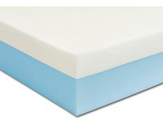 Baldiflex - Materasso Singolo Memory 2 Strati Monozona 9 + 3 memory 80 x 190 cm - Rivestimento Sfoderabile Aloe Vera Cus. Fiocco Incl.