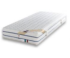 FassoliShop Materasso Memory MULTIONDA Silver SFODERABILE Singolo su Misura 70X190 Alto 22