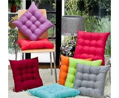 Cuscino Sedia 40x40cm,Set da 6 Cuscini da Sedia Trapuntati 40x40, Cuscini Sedia per Interni ed Esterni - Decorazione di mobili da Giardino di Diversi Colori Cuscini per sedie.
