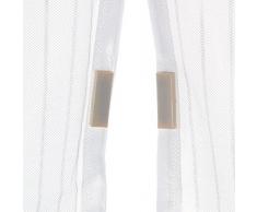TENDA ZANZARIERA MAGNETICA BIANCA 240x140CM X PORTE FINESTRE ANTI ZANZARE MOSCHE