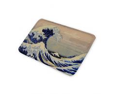 Giapponese Fuji Classic trentasei scenario Surf stampato rettangolare Tappetino non di slittamento Bagno Tappeti da cucina Alfombras Tappeti bambini Camera Stair Mats Per Soggiorno