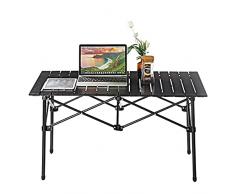 Tavolo pieghevole in alluminio