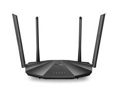 Tenda AC19 – AC2100 Router Gigabit Wi-Fi dual band (configurazione semplice, 2,4 GHz e 5 GHz, 4 porte Gigabit, USB 2.0, MU-MIMO, per fibra ottica, rete ospite, IPV6)